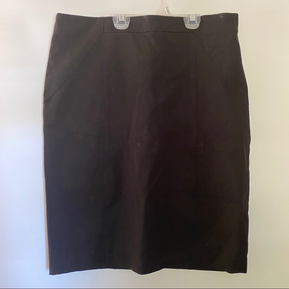 Banana Republic black pencil skirt NWT size 12